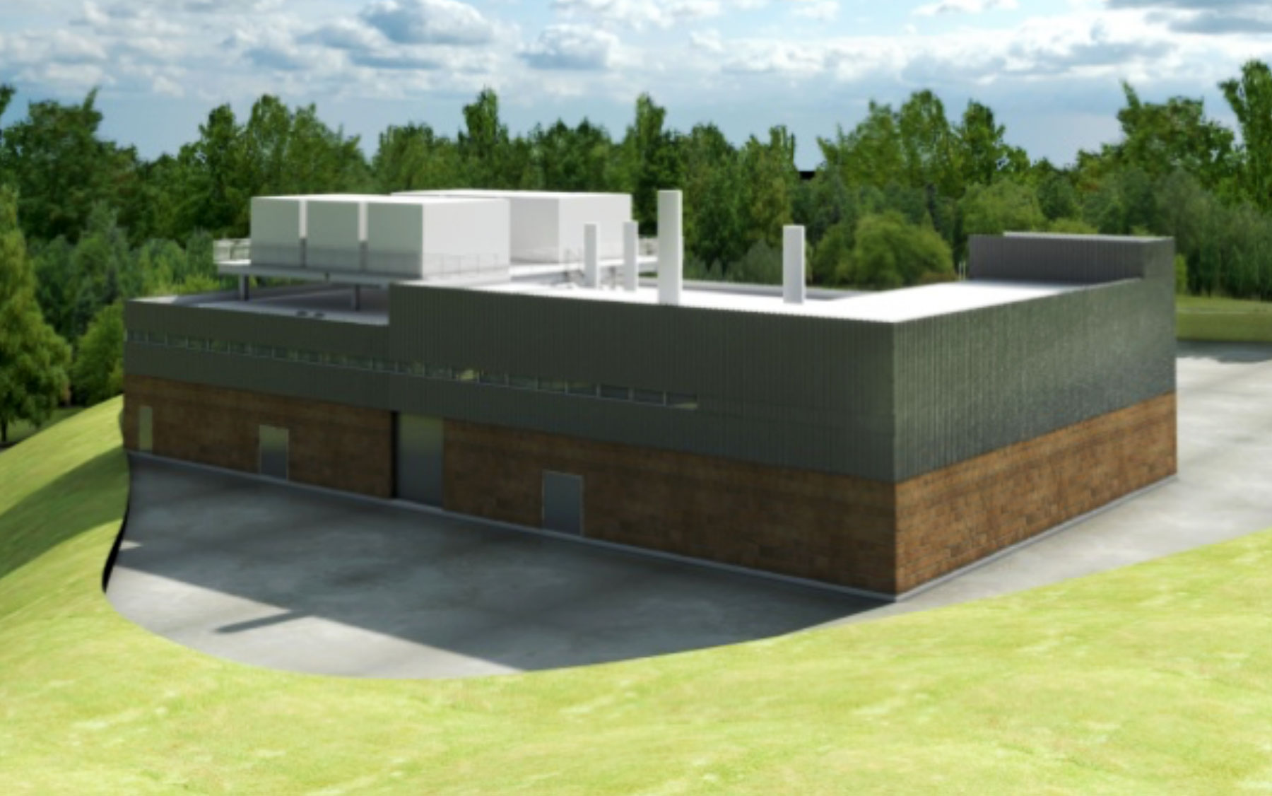 Central Utility Plant Rendering