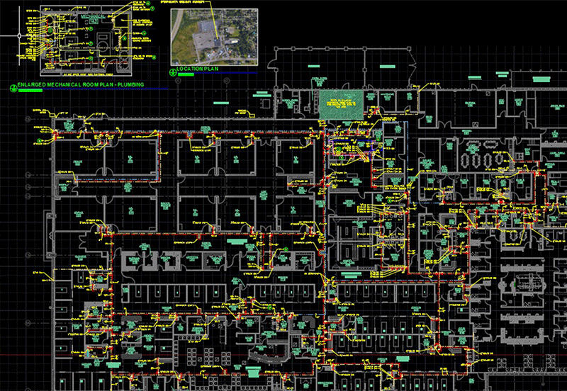 Domestic Water Floor Plan